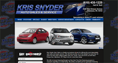 Desktop Screenshot of kris-snyderauto.com